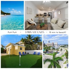 Private Mini Golf Compound | 3 Units • Sleeps 10